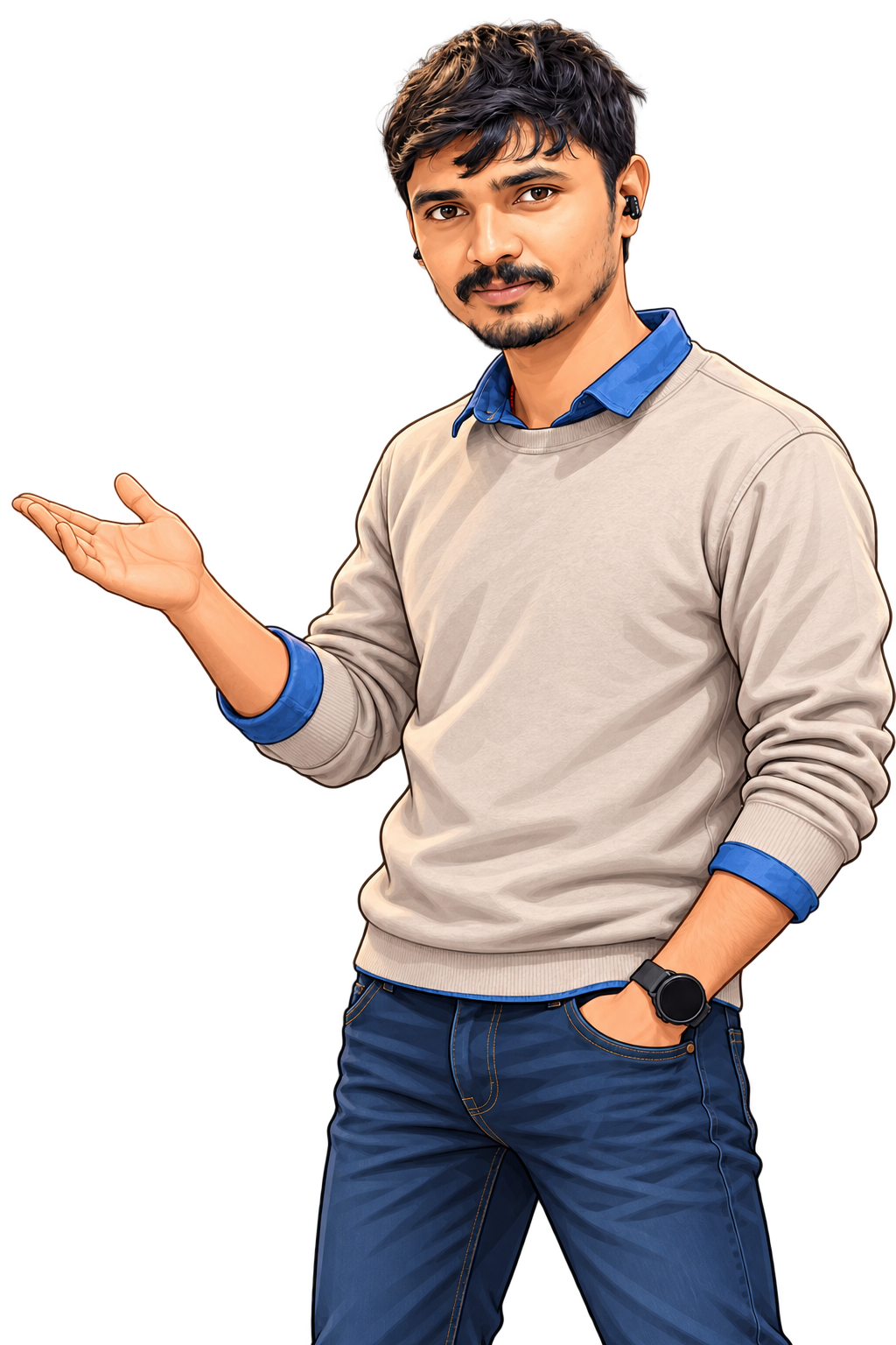 Raushan Kumar, owner of Maa Janki Glass House